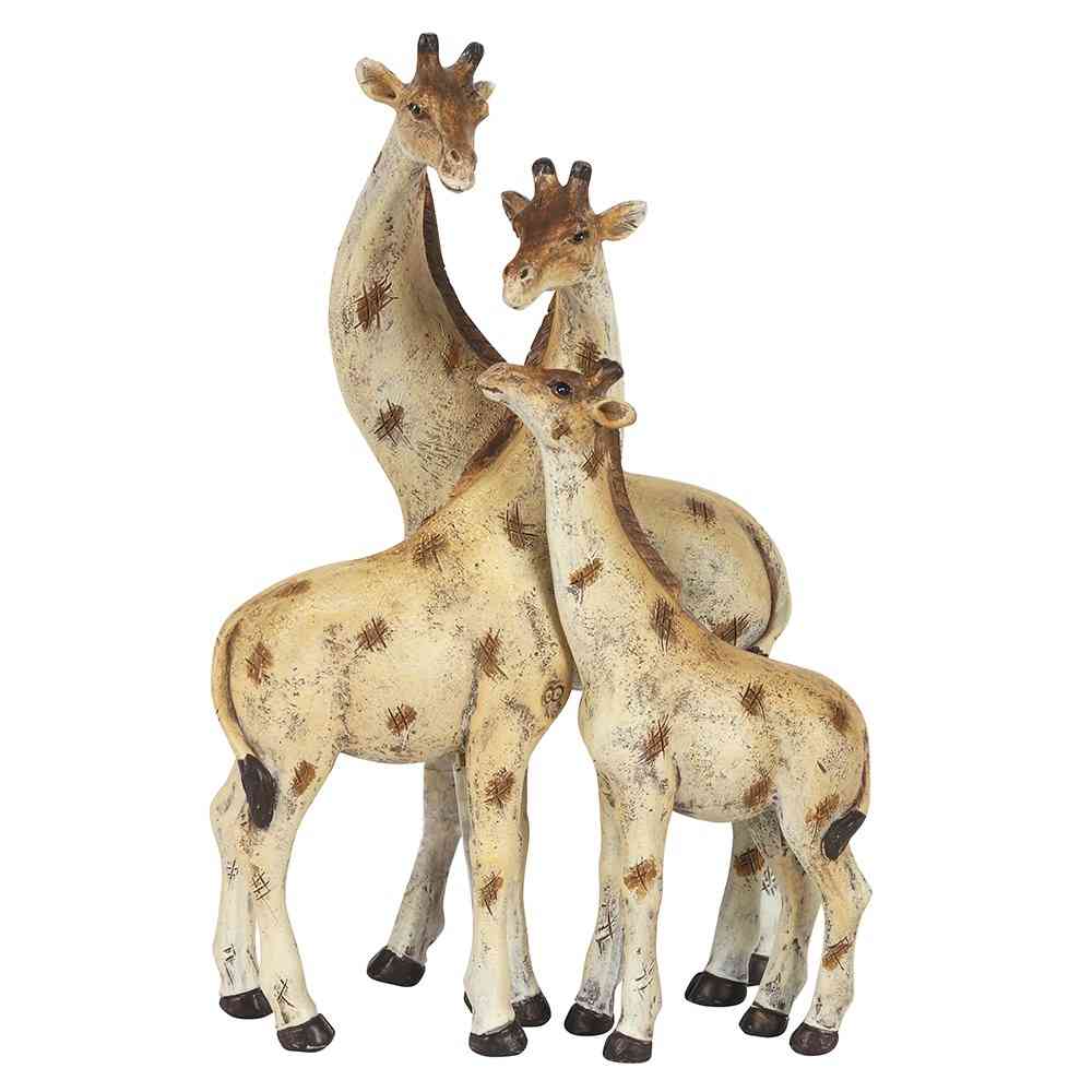 Something Different - Spotted Giraffe Family Dekorative Figur - Mehrfarben